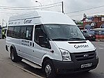 Бесплатный автобус Genser в пункт аренды автомобилей АрендаАвто-кшр на Новорязанском шоссе
